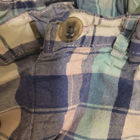 Blue Plaid Toddler Boys Shorts (2 Pair) Size 3T by The Children's Place - Picture 5 of 12